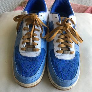 Nike Air Force 1 Low '07 - 'Philly Down North' - Blue/White - Men's Size 10.5